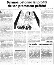 cson promoteur préféré - Tour Triangle - Canard enchaîné