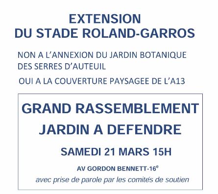 extention stade Roland Garros