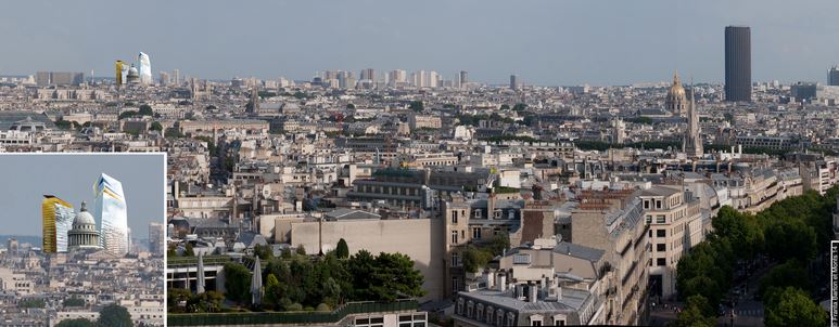 tours Duo Jean Nouvel - photomontage Monts 14