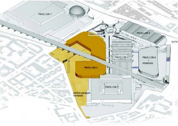 travaux modernisation parc expositions pavillons 2 et 3