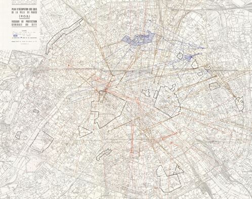 plan des fuseaux - Paris