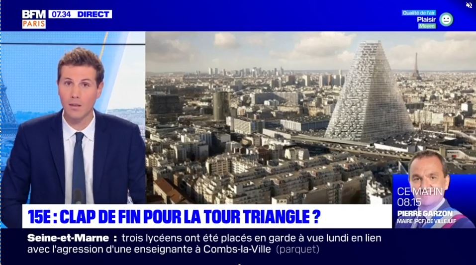 BFM TV - clap de fin tour Triangle