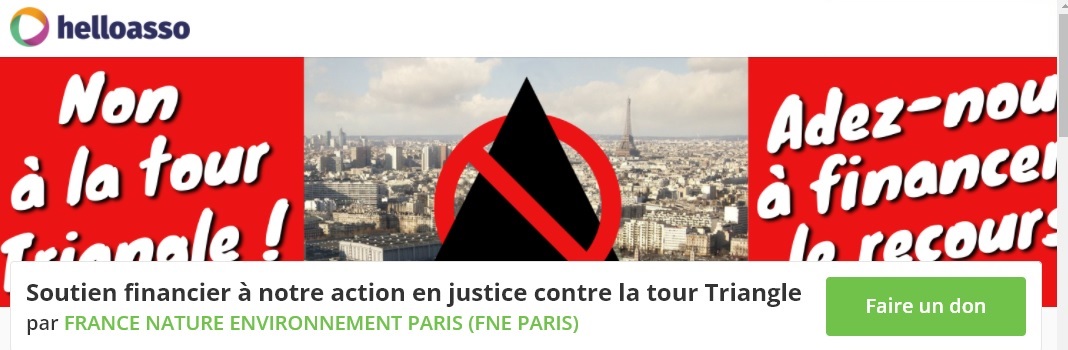 soutien financier - recours en justice - Tour Triangle