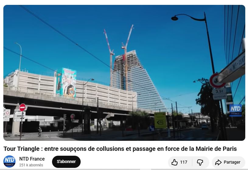 tour triangle - soupcons collusion et passage en force mairie de paris